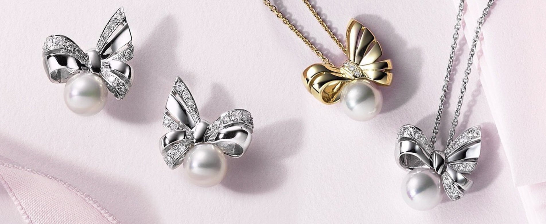 Mikimoto Akoya, White Gold