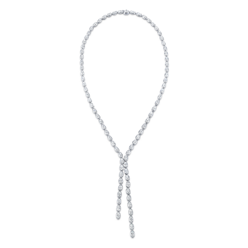 Rahaminov Diamonds Lariat Diamond Necklace-Rahaminov Lariat Diamond Necklace MNK-0050
