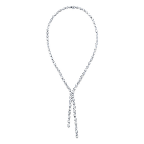 Rahaminov Lariat Diamond Necklace-Rahaminov Lariat Diamond Necklace MNK-0050