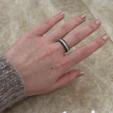 Black and White Diamond Band-Black and White Diamond Band