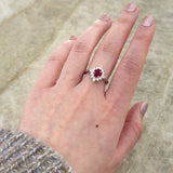 Ruby Diamond Ring-Ruby Diamond Ring