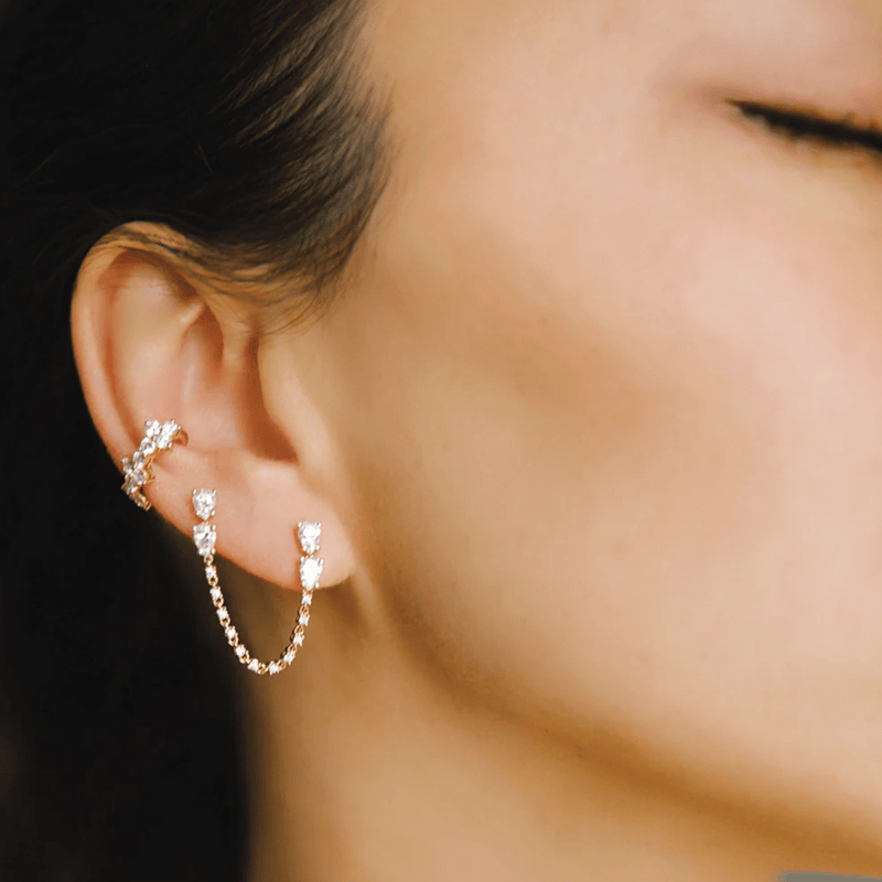 Anita Ko Vivi Diamond Ear Cuff-Anita Ko Vivi Diamond Ear Cuff - AKVIVIED - YG