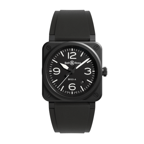 Bell & Ross BR-03 Black Matte-Bell & Ross BR-03 Black Matte BR03A-BL-CE/SRB