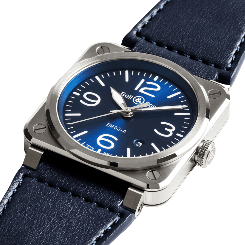 Bell & Ross BR-03 Blue Steel 41mm-Bell & Ross BR - 03 Blue Steel 41mm - BR03A - BLU - ST/SCA