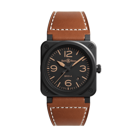 Bell & Ross BR-03 BR-03 Heritage 41mm-Bell & Ross BR - 03 BR - 03 Heritage 41mm - BR03A - HER - CE/SCA