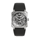 Bell & Ross BR-03 Skeleton Grey Steel 41mm-Bell & Ross BR - 03 Skeleton Grey Steel 41mm - BR03A - GR - SKST/SRB