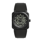 Bell & Ross BR-03 Skeleton Lum Ceramic 41mm-Bell & Ross BR - 03 Skeleton Lum Ceramic 41mm - BR03A - LM - SKCE/SRB