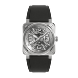 Bell & Ross BR-03 Skeleton Steel 41mm-Bell & Ross BR-03 Skeleton Steel 41mm BR03A-BL-SKST/SRB