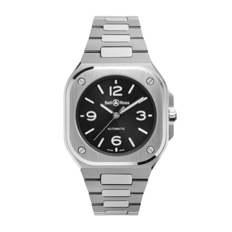 Bell & Ross BR-05 36mm Black Steel-Bell & Ross BR - 05 36mm Black Steel - BR05A - S - BL - ST/SST