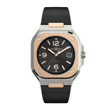 Bell & Ross BR-05 Black Steel & Gold 40mm-Bell & Ross BR - 05 Black Steel & Gold 40mm - BR05A-BL-STPG/SRB