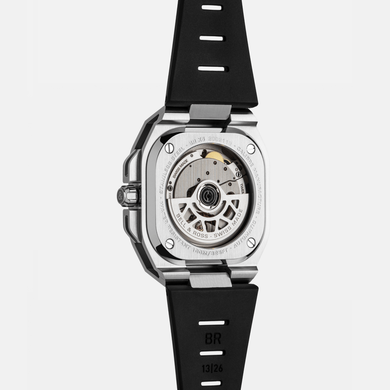 Bell & Ross BR-X5 BLACK STEEL-Bell & Ross BR - X5 BLACK STEEL - BRX5R - BL - ST/SRB