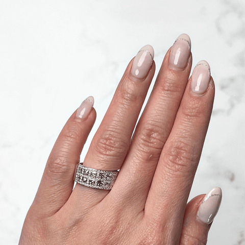 Bez Ambar Blaze 2 Row Diamond Ring-Bez Ambar Blaze 2 Row Diamond Ring - DRBEZ01027