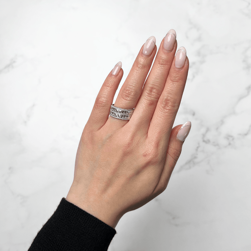 Bez Ambar Blaze 2 Row Diamond Ring-Bez Ambar Blaze 2 Row Diamond Ring - DRBEZ01036