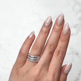 Bez Ambar Blaze 2 Row Diamond Ring-Bez Ambar Blaze 2 Row Diamond Ring - DRBEZ01036