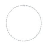 Bezel-set Marquise Diamond Necklace-Bezel - set Marquise Diamond Necklace - 62185