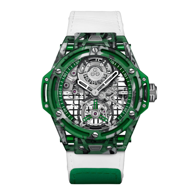 Hublot Big Bang Tourbillon Novak Djokovic Goat Edition Green 44mm-Big Bang Tourbillon Novak Djokovic Goat Edition Green - 429.QKG.0120.NR.DJO26