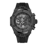 Hublot Big Bang Unico SR-A By Samuel Ross All Black 42mm-Black Hublot watch on a white background