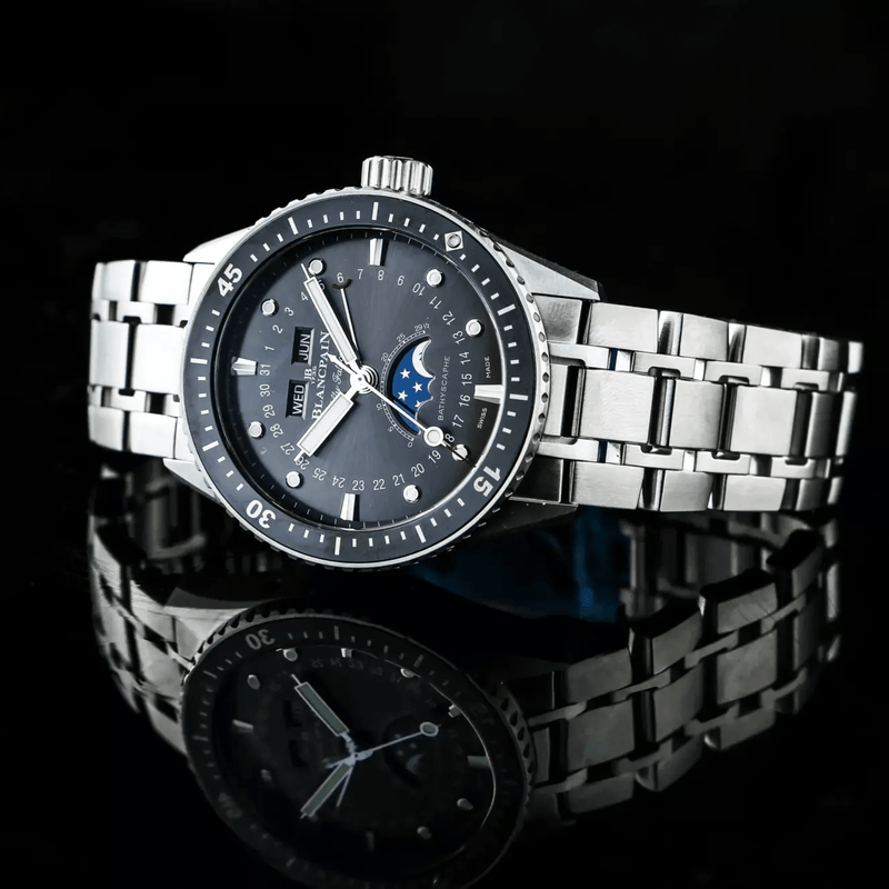 Blancpain Fifty Fathoms Bathyscaphe Quantième Complet Phases de Lune 43mm-Blancpain Fifty Fathoms Bathyscaphe Quantième Complet Phases de Lune 43mm - 5054 - 1110 - 71S