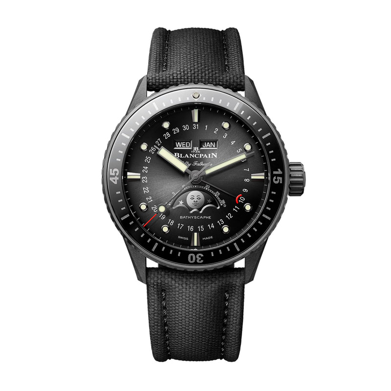 Blancpain Fifty Fathoms Bathyscaphe Quantième Complet Phases de Lune 43mm-Blancpain Fifty Fathoms Bathyscaphe Quantième Complet Phases de Lune - 5054 - 0130 - B52A