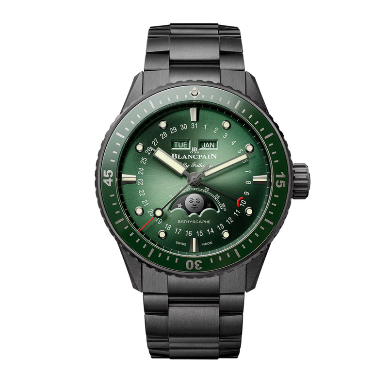 Blancpain Fifty Fathoms Bathyscaphe Quantième Complet Phases de Lune 43mm-Blancpain Fifty Fathoms Bathyscaphe Quantième Complet Phases de Lune - 5054 - 0153 - 01S
