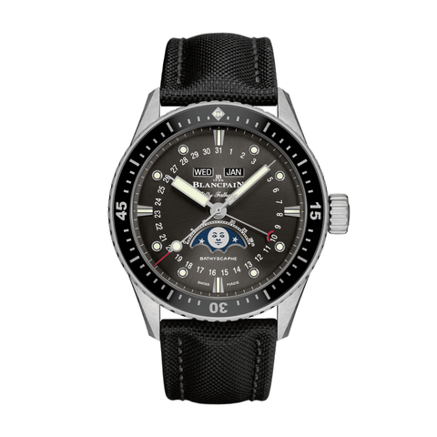 Blancpain Fifty Fathoms Bathyscaphe Quantième Complet Phases de Lune 43mm-Blancpain Fifty Fathoms Bathyscaphe Quantième Complet Phases de Lune 43mm - 5054-1110-B52A