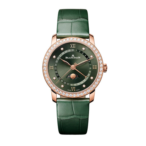 Blancpain Villeret Quantième Phases de Lune 33mm-Blancpain Villeret Quantième Phases de Lune 33mm - 6126 - 2953 - 55B