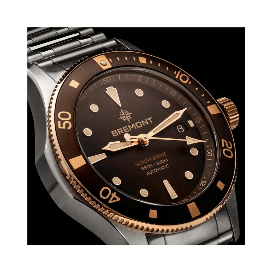 Bremont Supermarine 300m Date, Bi-colour - SM40-DT-BI-BR-B