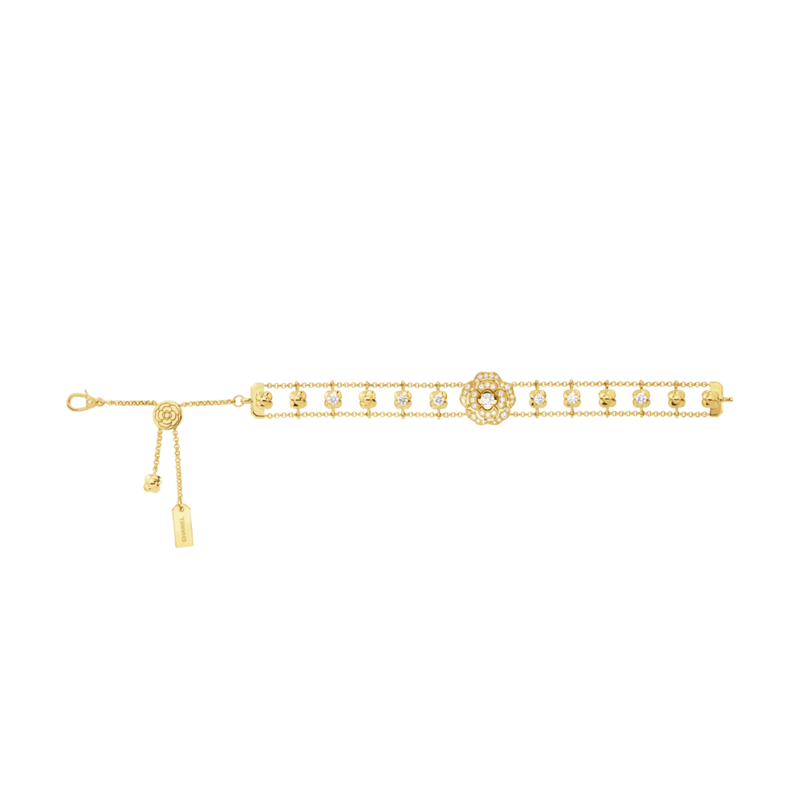 CHANEL Bouton de Camélia Supple Bracelet-CHANEL Bouton de Camélia Supple Bracelet J13436