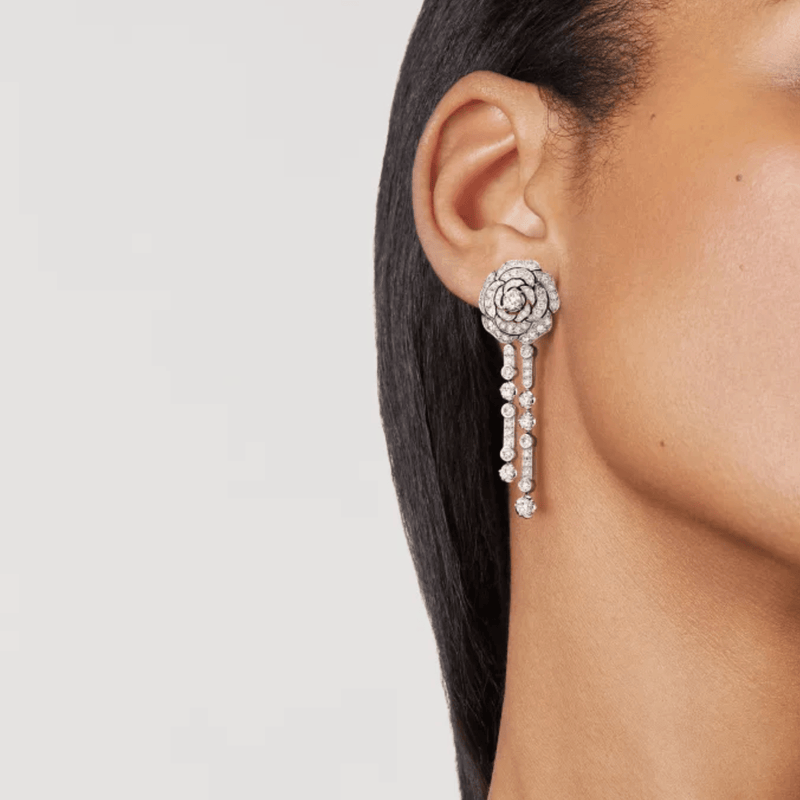 CHANEL Diamant Evanescent Earrings-CHANEL Diamant Evanescent Earrings - J63488