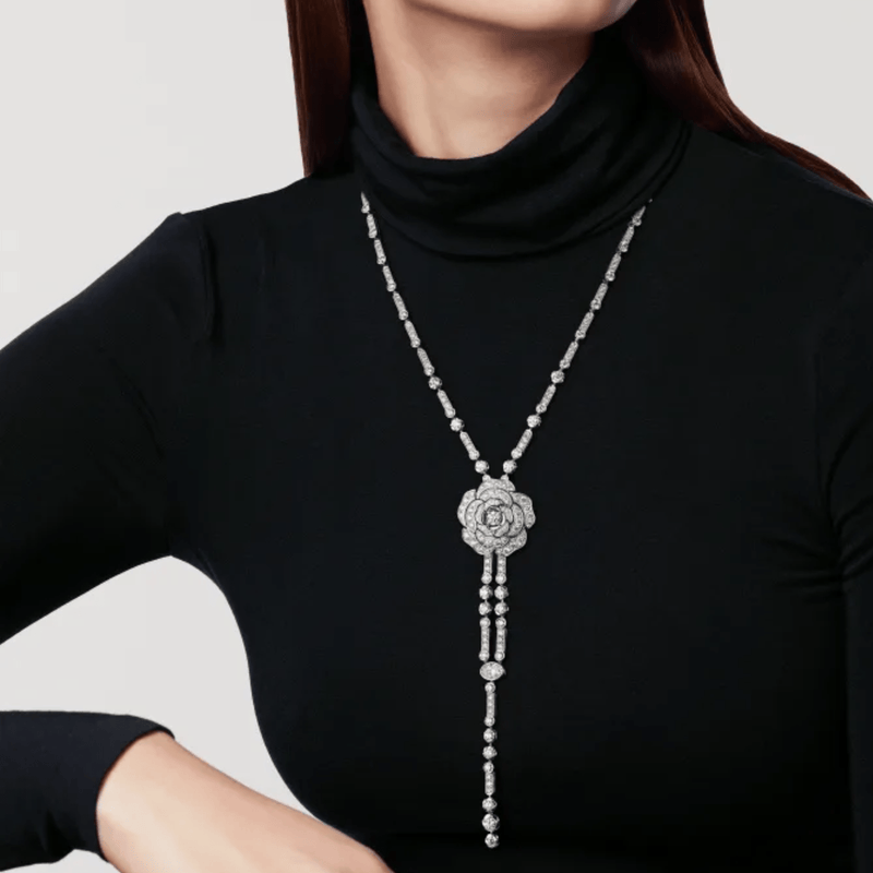 CHANEL Diamant Evanescent Transformable Necklace-CHANEL Diamant Evanescent Transformable Necklace - J63493