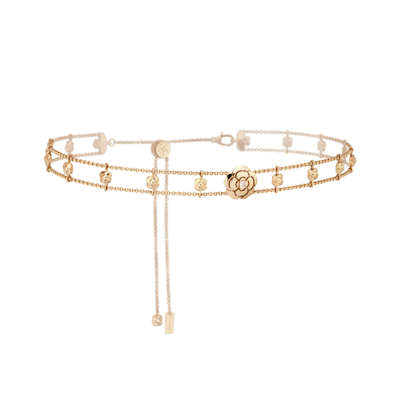 CHANEL Extrait De Camélia Supple Choker-CHANEL Extrait De Camélia Supple Choker - J13653