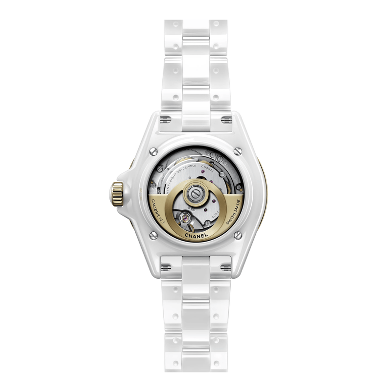CHANEL J12 Diamond Bezel Watch Caliber 12.1, 38mm-CHANEL J12 Diamond Bezel Watch Caliber 12.1, 38mm - H9836