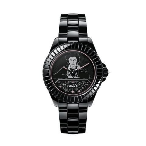 CHANEL Mademoiselle J12 Blush Watch 38mm-CHANEL Mademoiselle J12 Blush Watch 38mm - H10313