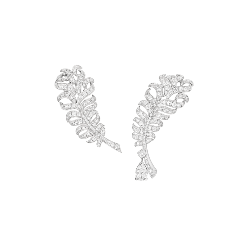 CHANEL Plume De CHANEL Earrings-CHANEL Plume De CHANEL Earrings - J66070