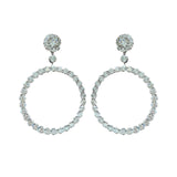 Chopard Diamond Circle Drop Earrings-Chopard Diamond Circle Drop Earrings - 840643 - 1002