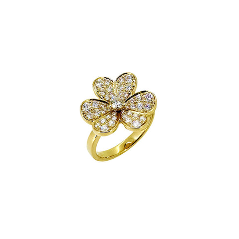Clover Diamond Ring-Clover Diamond Ring - DRTIJ03702