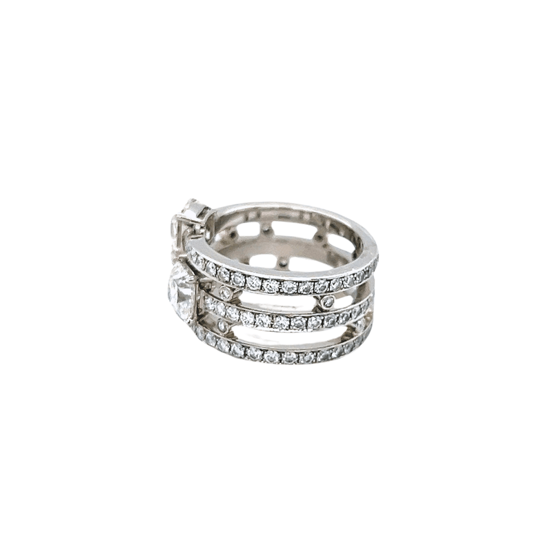Daniel K Platinum Diamond Stella Ring-Daniel K Platinum Diamond Stella Ring - DRDAN00281