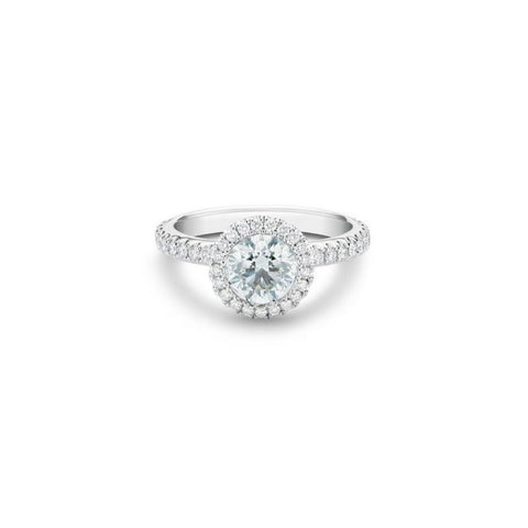 De Beers Aura Round Brilliant Diamond Ring-De Beers Aura Round Brilliant Diamond Ring - R102205
