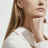 De Beers Aura Round Brilliant Diamond Stud Earrings-De Beers Aura Round Brilliant Diamond Stud Earrings - E102190