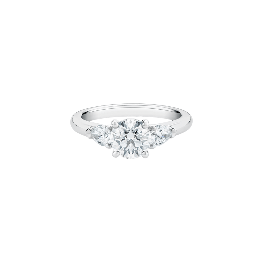 De Beers Classic Round Brilliant and Pear-shaped Diamond Ring R10227510A451