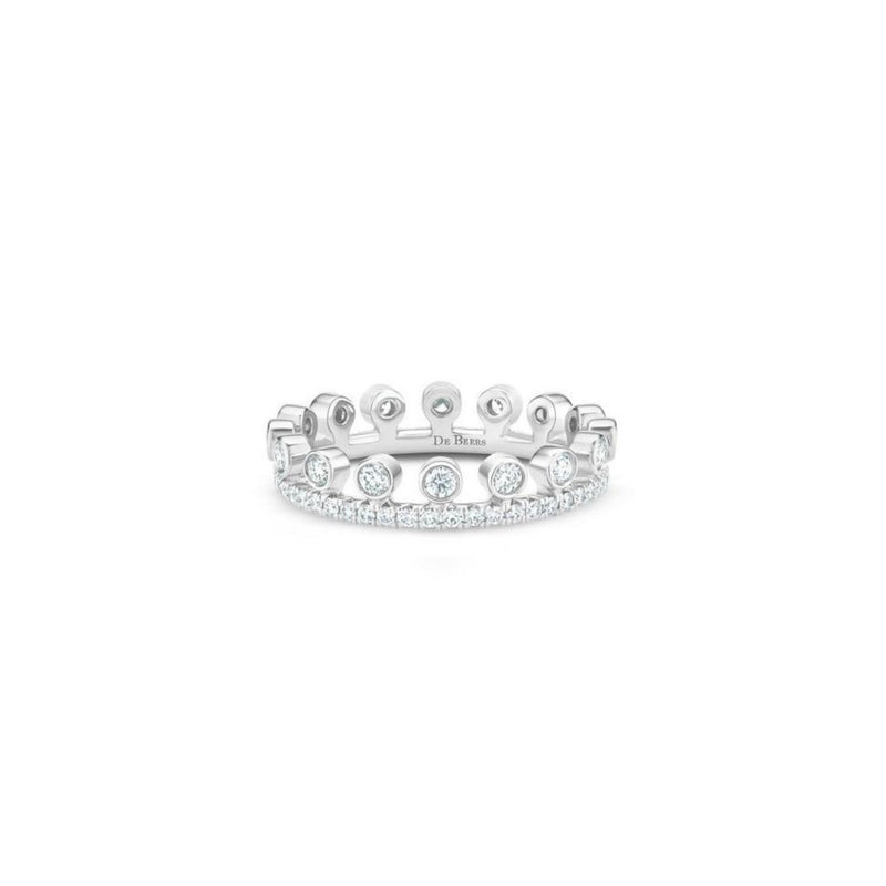 De Beers Dewdrop Pavé Ring-De Beers Dewdrop Pavé Ring - R102331
