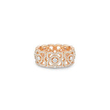De Beers Enchanted Lotus Rose Gold Band-De Beers Enchanted Lotus Rose Gold Band - J1FK02Z00K54