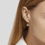 De Beers Enchanted Lotus Sleepers Earrings-De Beers Enchanted Lotus Sleepers Earrings - E102143