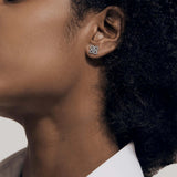 De Beers Enchanted Lotus Stud Earrings-De Beers Enchanted Lotus Stud Earrings - E102148