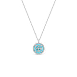De Beers Enchanted Lotus Turquoise Necklace-De Beers Enchanted Lotus Turquoise Necklace - N1022390045