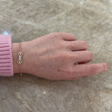 Diamond Bow Bracelet-Diamond Bow Bracelet - DBRDI00166