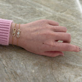 Diamond Bow Bracelet-Diamond Bow Bracelet - DBRDI00166