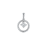 Diamond Circle Pendant-Diamond Circle Pendant - DPNEL00141