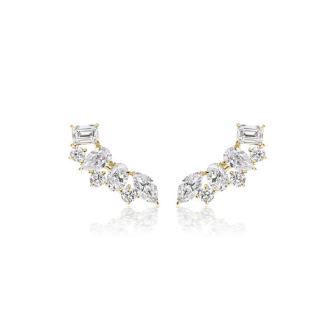 Diamond Climber Earrings-Diamond Climber Earrings - 61999
