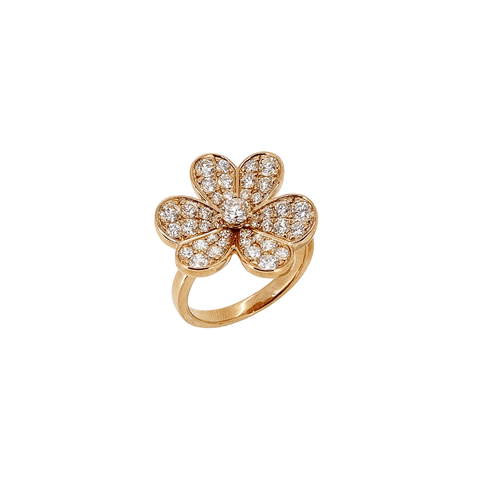 Diamond Clover Ring-Diamond Clover Ring - DRTIJ03793